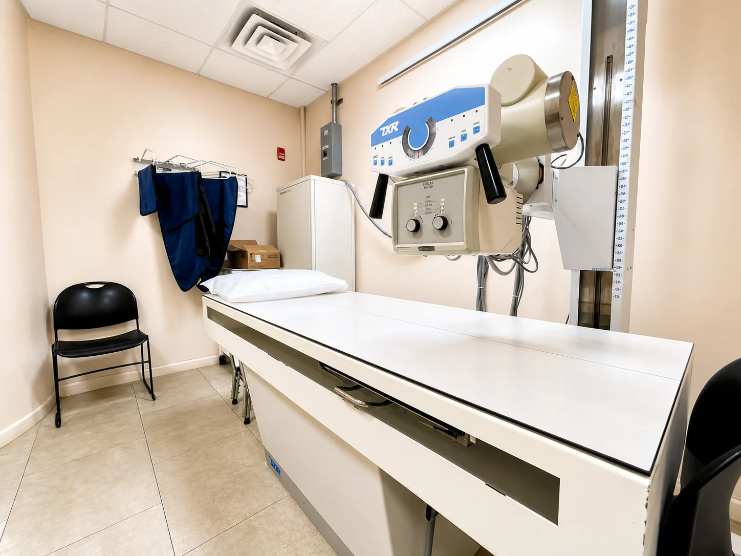 X-ray imaging room at Be Well Primary Health Care Center