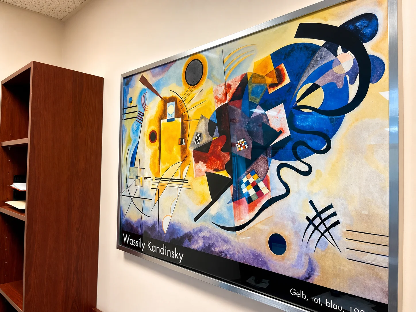 Waiting area with artwork at Be Well Primary Health Care Center